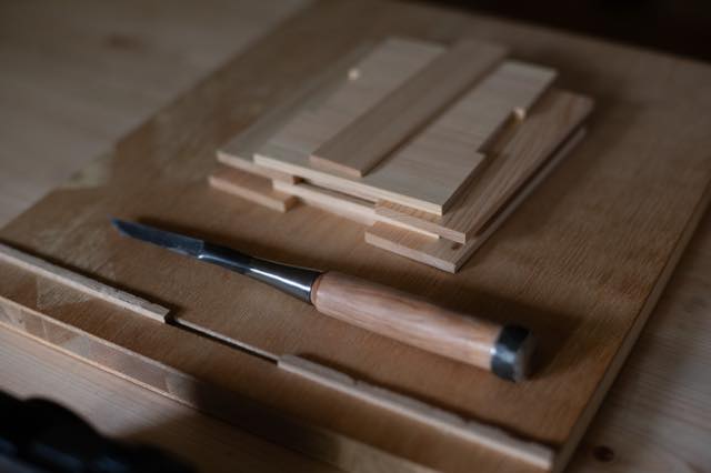 地元の指物職人・兵働さんによる手仕事のワークショップ